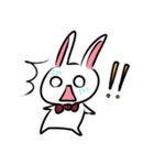 白目うさぎ2（個別スタンプ：21）