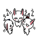 白目うさぎ2（個別スタンプ：30）