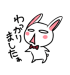 白目うさぎ2（個別スタンプ：37）