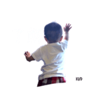 D365 背中で語る1st（個別スタンプ：1）