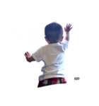 D365 背中で語る1st（個別スタンプ：9）