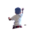 D365 背中で語る1st（個別スタンプ：30）