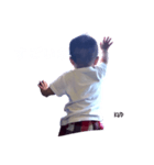 D365 背中で語る1st（個別スタンプ：34）