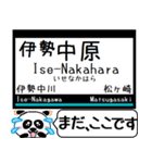 山田線 鳥羽線 志摩線 今まだこの駅だよ！（個別スタンプ：2）