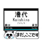 山田線 鳥羽線 志摩線 今まだこの駅だよ！（個別スタンプ：7）