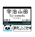 山田線 鳥羽線 志摩線 今まだこの駅だよ！（個別スタンプ：14）