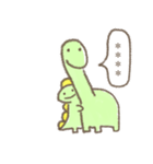 かわいい恐竜さんの100％カスタムスタンプ（個別スタンプ：34）