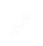 ちーちゃん文字(日常)（個別スタンプ：2）