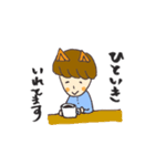 猫耳としっぽがついたひと（個別スタンプ：21）