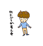 猫耳としっぽがついたひと（個別スタンプ：32）