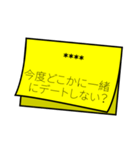 自分スタイルで付箋を選ぶ（個別スタンプ：29）