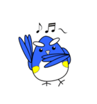 ルリビタキちゃん 秋（個別スタンプ：5）