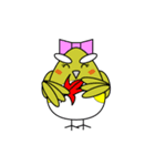 ルリビタキちゃん 秋（個別スタンプ：8）