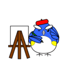 ルリビタキちゃん 秋（個別スタンプ：12）