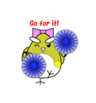 ルリビタキちゃん 秋（個別スタンプ：16）