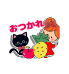 ねこ大好きみりこちゃん[日常会話]（個別スタンプ：10）