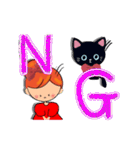 ねこ大好きみりこちゃん[日常会話]（個別スタンプ：18）