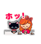 ねこ大好きみりこちゃん[日常会話]（個別スタンプ：29）