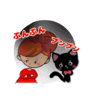 ねこ大好きみりこちゃん[日常会話]（個別スタンプ：34）