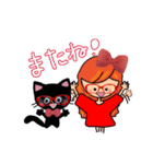 ねこ大好きみりこちゃん[日常会話]（個別スタンプ：38）