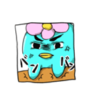 花ペンギンのあれこれ（個別スタンプ：3）