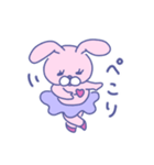 おしゃれなユメカワうさぎ（個別スタンプ：36）