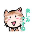 猫が語る日常会話（個別スタンプ：22）