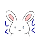 ネガティヴうさぎちゃん（個別スタンプ：6）