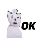 自覚なし雪だるま（個別スタンプ：2）