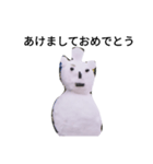 自覚なし雪だるま（個別スタンプ：3）