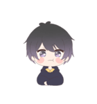 くろかみだんし2（個別スタンプ：4）