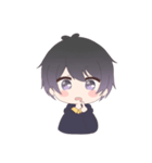 くろかみだんし2（個別スタンプ：5）