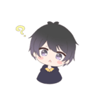 くろかみだんし2（個別スタンプ：6）
