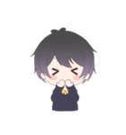 くろかみだんし2（個別スタンプ：7）