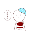 真顔と猫のスタンプ2（個別スタンプ：2）