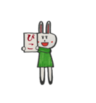 いつも笑顔のウサギ（個別スタンプ：25）