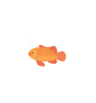 モモは魚が大好き（個別スタンプ：11）