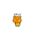 オレンジの生き物（個別スタンプ：8）