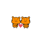 オレンジの生き物（個別スタンプ：12）