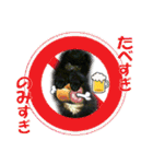黒ポメ《恋音》のつぶやき（個別スタンプ：18）