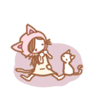 小さなおんなのこの世界。(文字なし)（個別スタンプ：22）