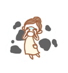 小さなおんなのこの世界。(文字なし)（個別スタンプ：27）
