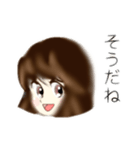 昭和な女の子スタンプ続編（個別スタンプ：3）