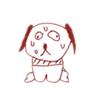 毎日ゆる〜く使える！ 犬。いぬ。dog。（個別スタンプ：6）