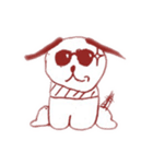 毎日ゆる〜く使える！ 犬。いぬ。dog。（個別スタンプ：13）