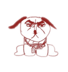 毎日ゆる〜く使える！ 犬。いぬ。dog。（個別スタンプ：14）