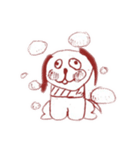 毎日ゆる〜く使える！ 犬。いぬ。dog。（個別スタンプ：15）
