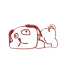 毎日ゆる〜く使える！ 犬。いぬ。dog。（個別スタンプ：19）