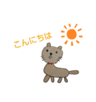 ねごのお絵描き（個別スタンプ：8）