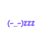 クレヨンで描いた顔文字（個別スタンプ：17）